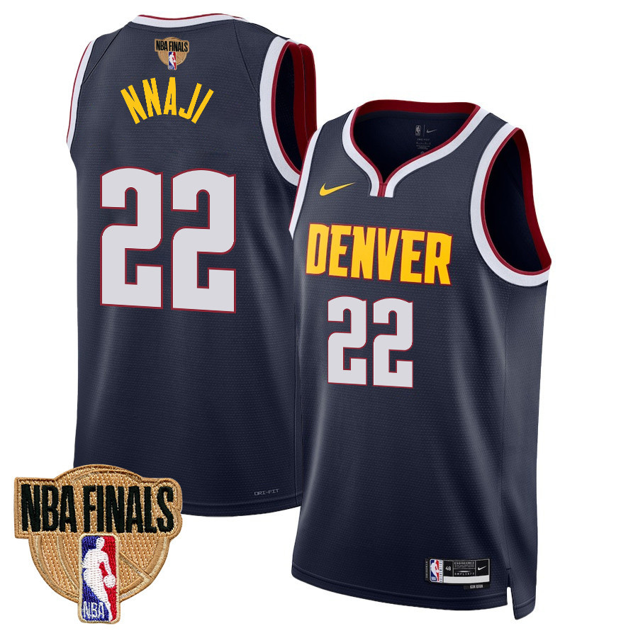 Zeke Nnaji 22 Denver Nuggets Final Champions 2023 Swingman YOUTH Jersey - Black - JS844 