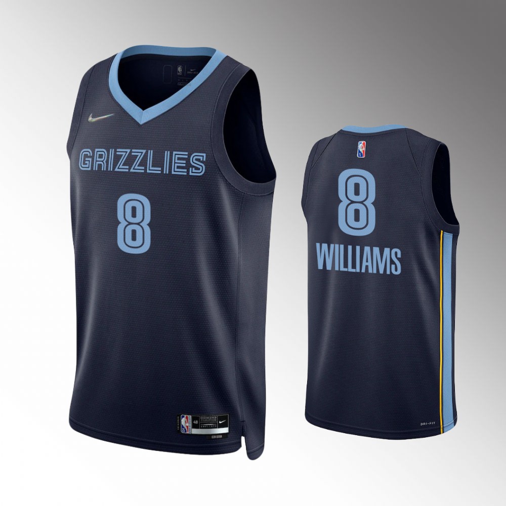 Ziaire Williams Memphis Grizzlies Icon Edition Navy Swingman Jersey 21-22