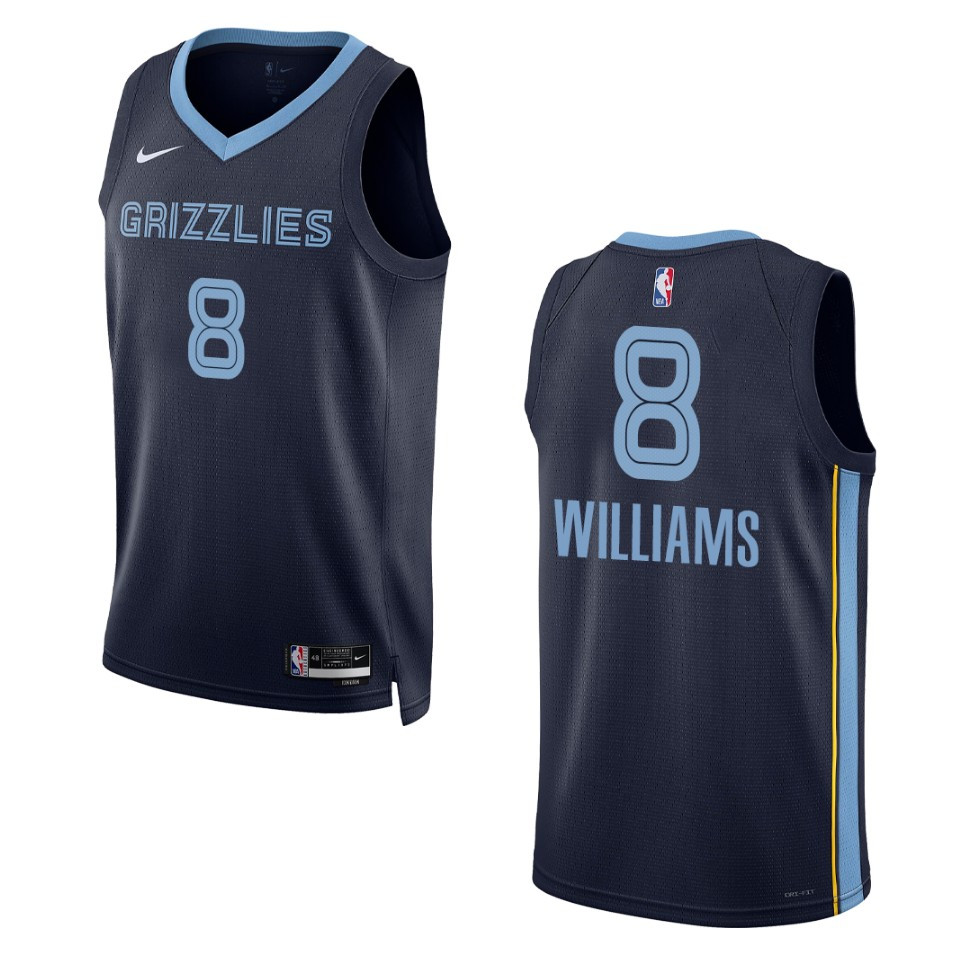 Ziaire Williams Navy Icon Edition 2022-23 Memphis Grizzlies Swingman Jersey
