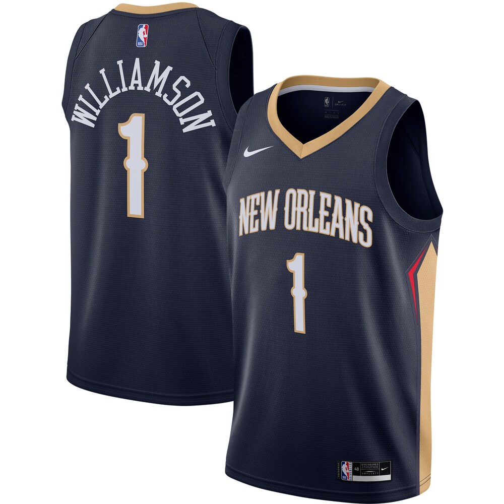Zion Williamson New Orleans Pelicans 2020/21 Swingman Jersey - Navy - Icon Edition
