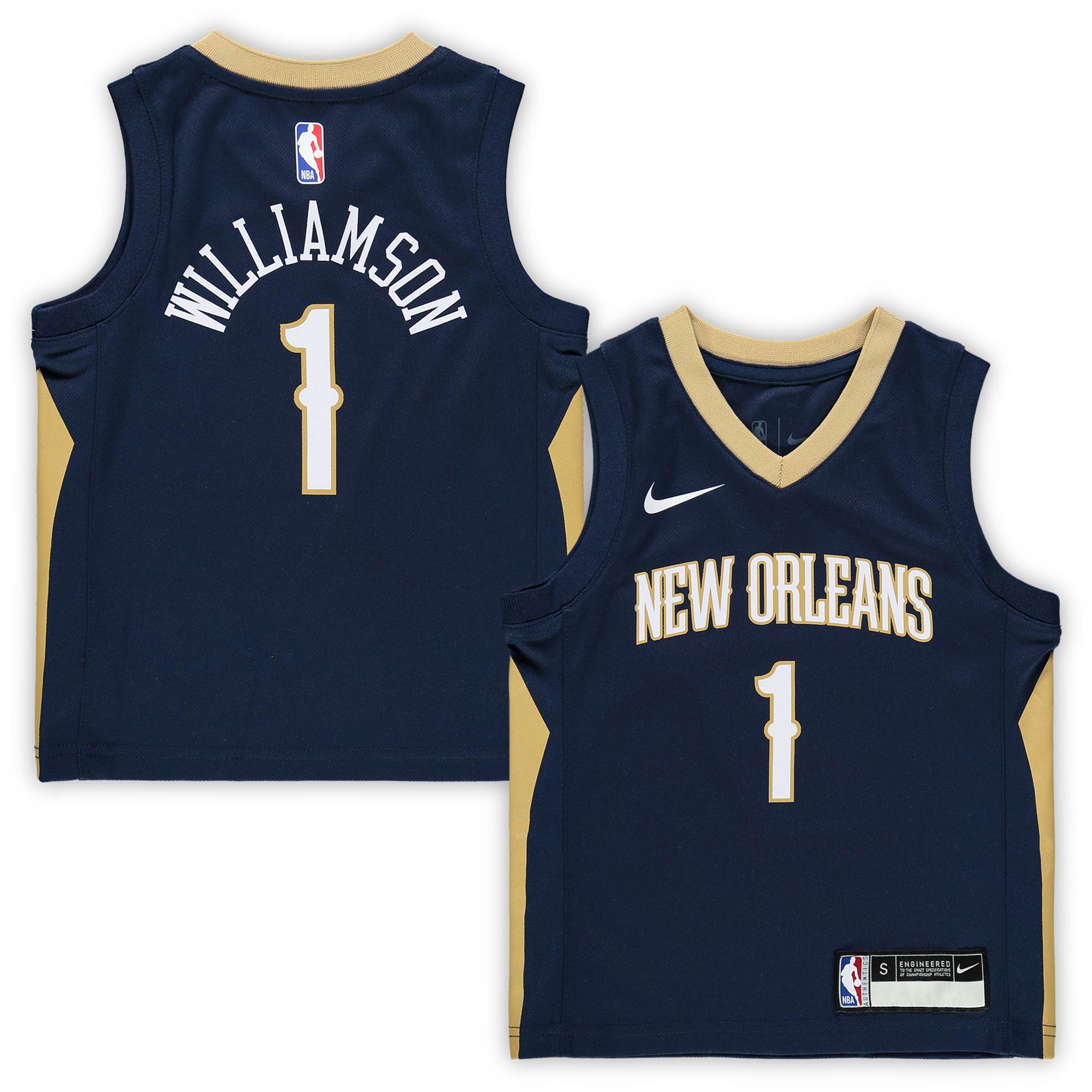 Zion Williamson New Orleans Pelicans Preschool Replica Jersey – Icon Edition – Navy