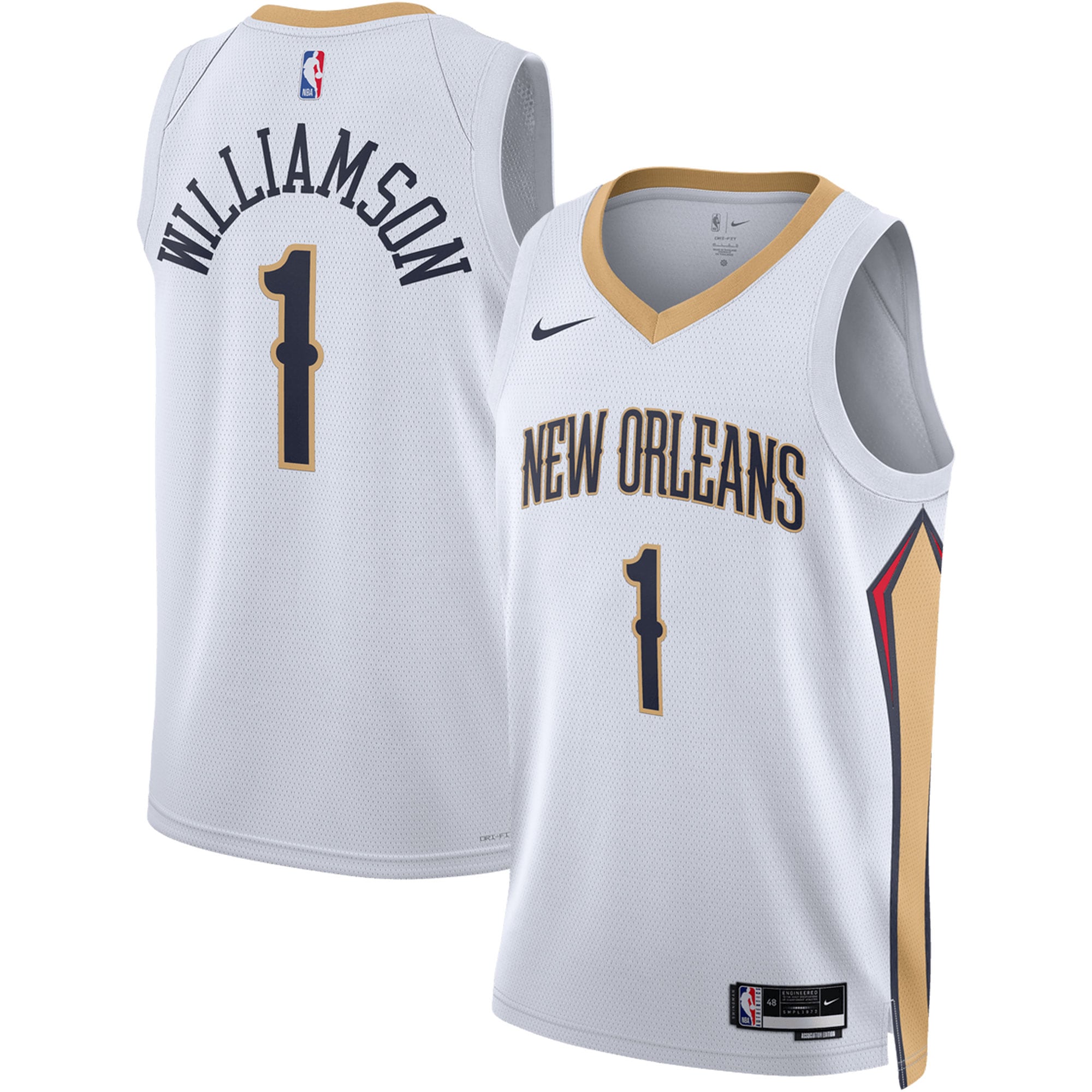 Zion Williamson New Orleans Pelicans Unisex Swingman Jersey – Association Edition – White