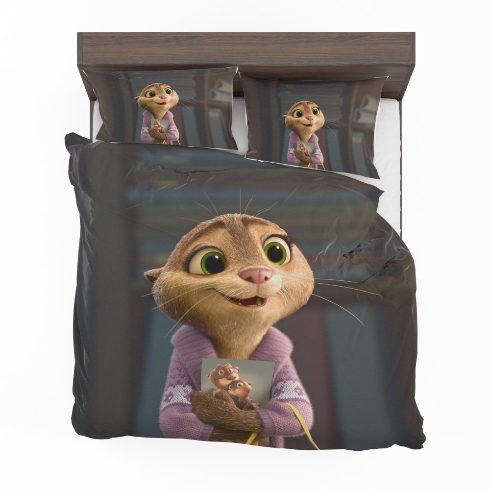 Alternative view of Zootopia Movie Mrs Otterton Bedding Set - Custom Bedding Set
