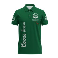 Personalized Coors Banquet St Patrick's Day Polo Shirt