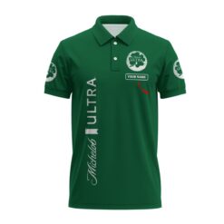 Personalized Michelob Ultra St Patrick's Day Polo Shirt