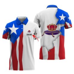 Personalized Crown Royal Puerto Rico Polo Shirt