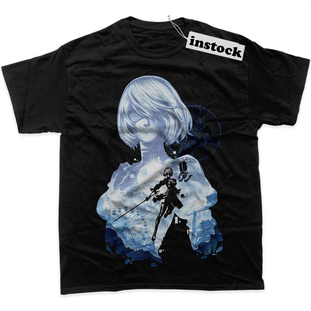 2B Shirt, NieR:Automata Shirt, Game Shirt, Graphic T-Shirt