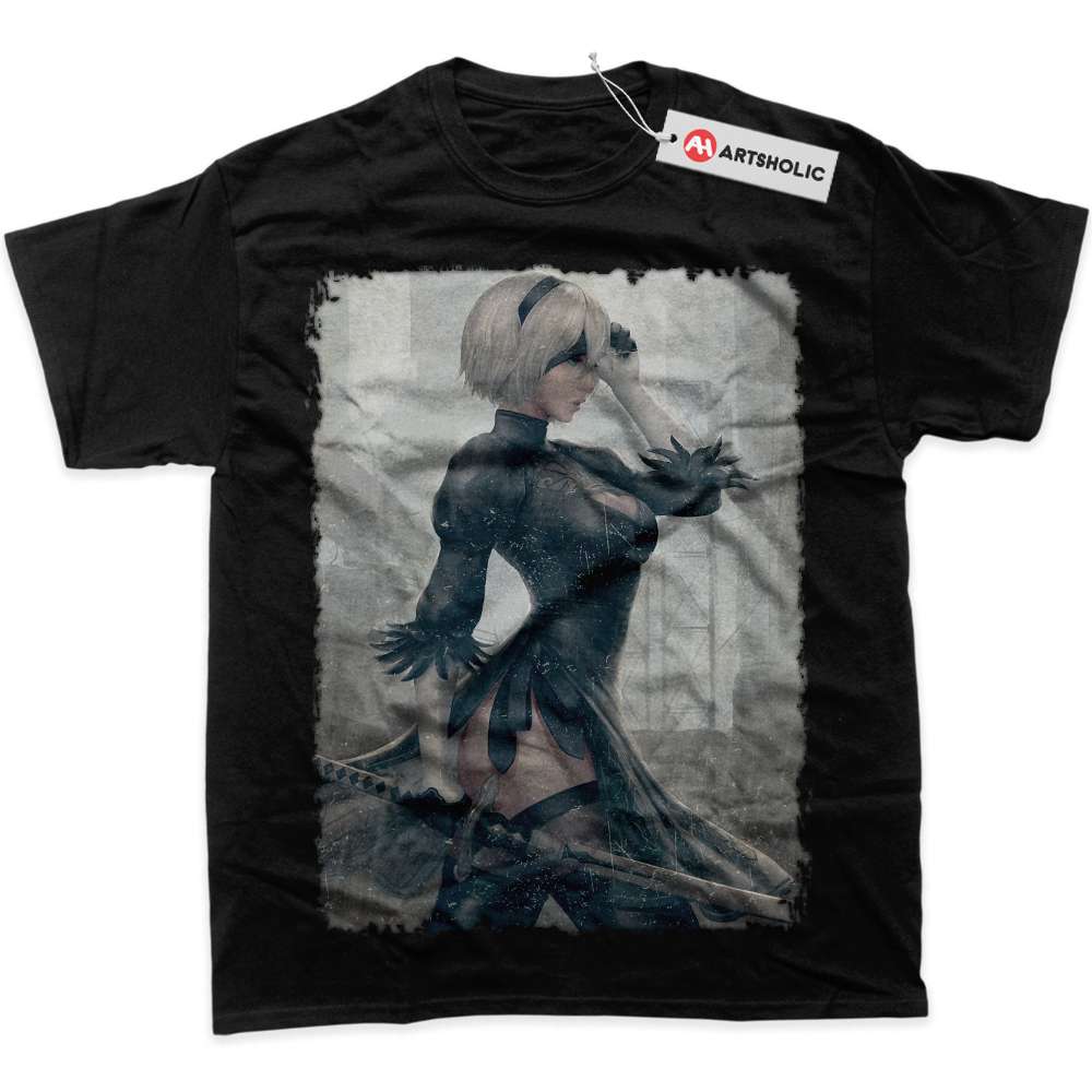 2B Shirt, NieR:Automata Shirt, Game Shirt, Graphic Tee