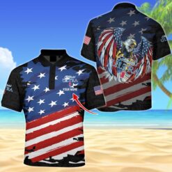 Personalized Michelob Ultra Freedom Eagle Polo Shirt