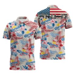 Corona Extra Tropical Summer Polo Shirt