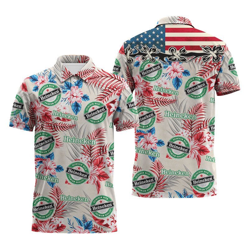 Heineken Tropical Summer Polo Shirt