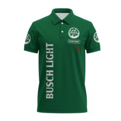 Personalized Busch Light St Patrick's Day Polo Shirt