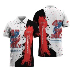 Budweiser Celebrates The 4th Of July Polo Shirt