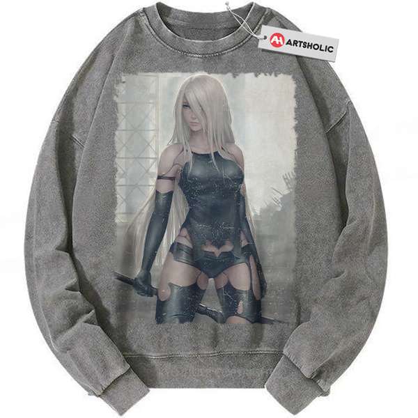 A2 Sweatshirt, NieR:Automata Sweatshirt, Game Sweatshirt, Vintage Sweater