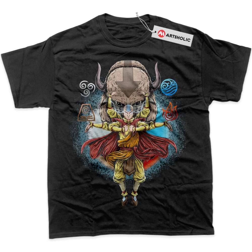 Aang and Appa Shirt, Avatar The Last Airbender Shirt, Animated Shirt, Graphic Tee