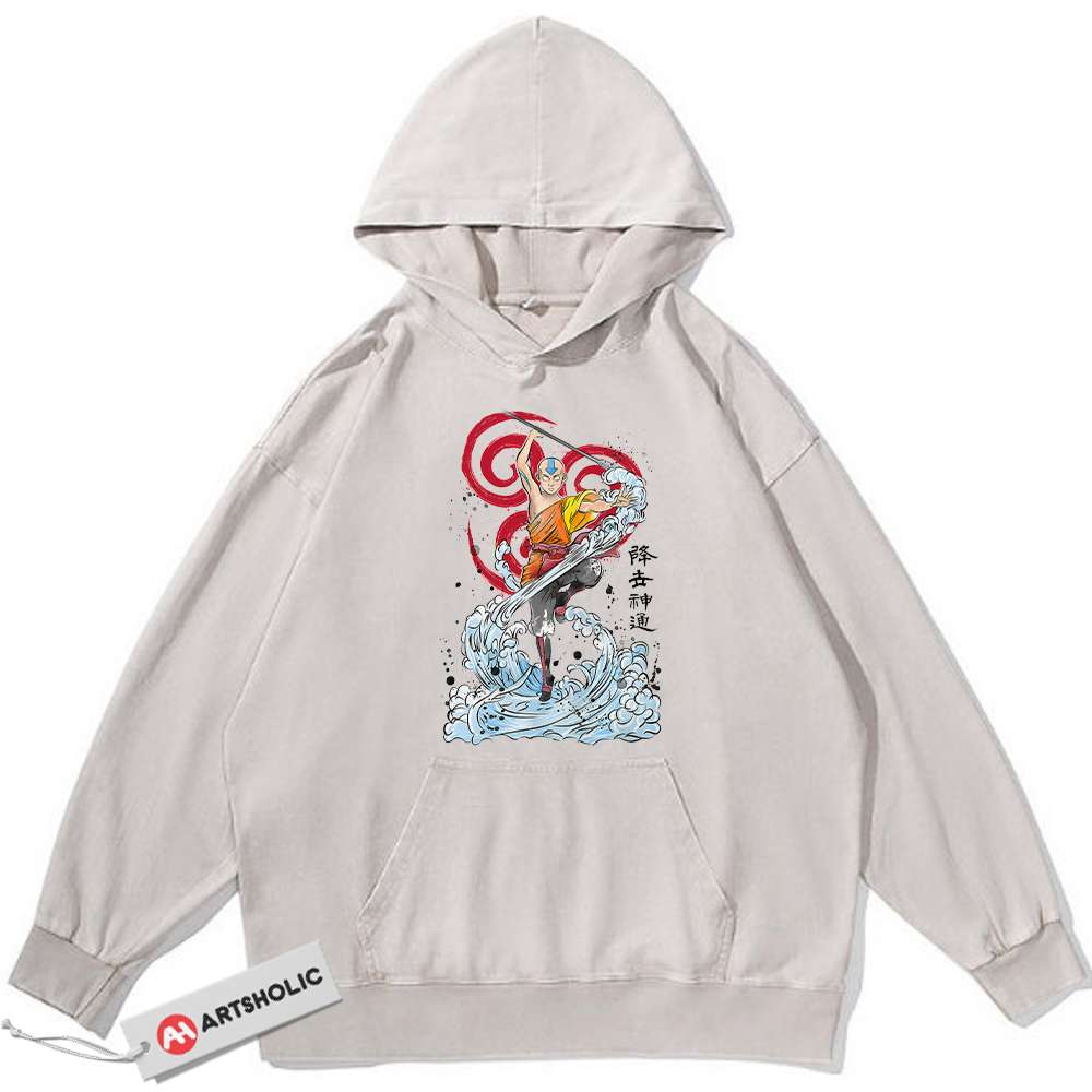 Aang Hoodie, Avatar The Last Airbender Hoodie, Animated Hoodie, Vintage Hoodie