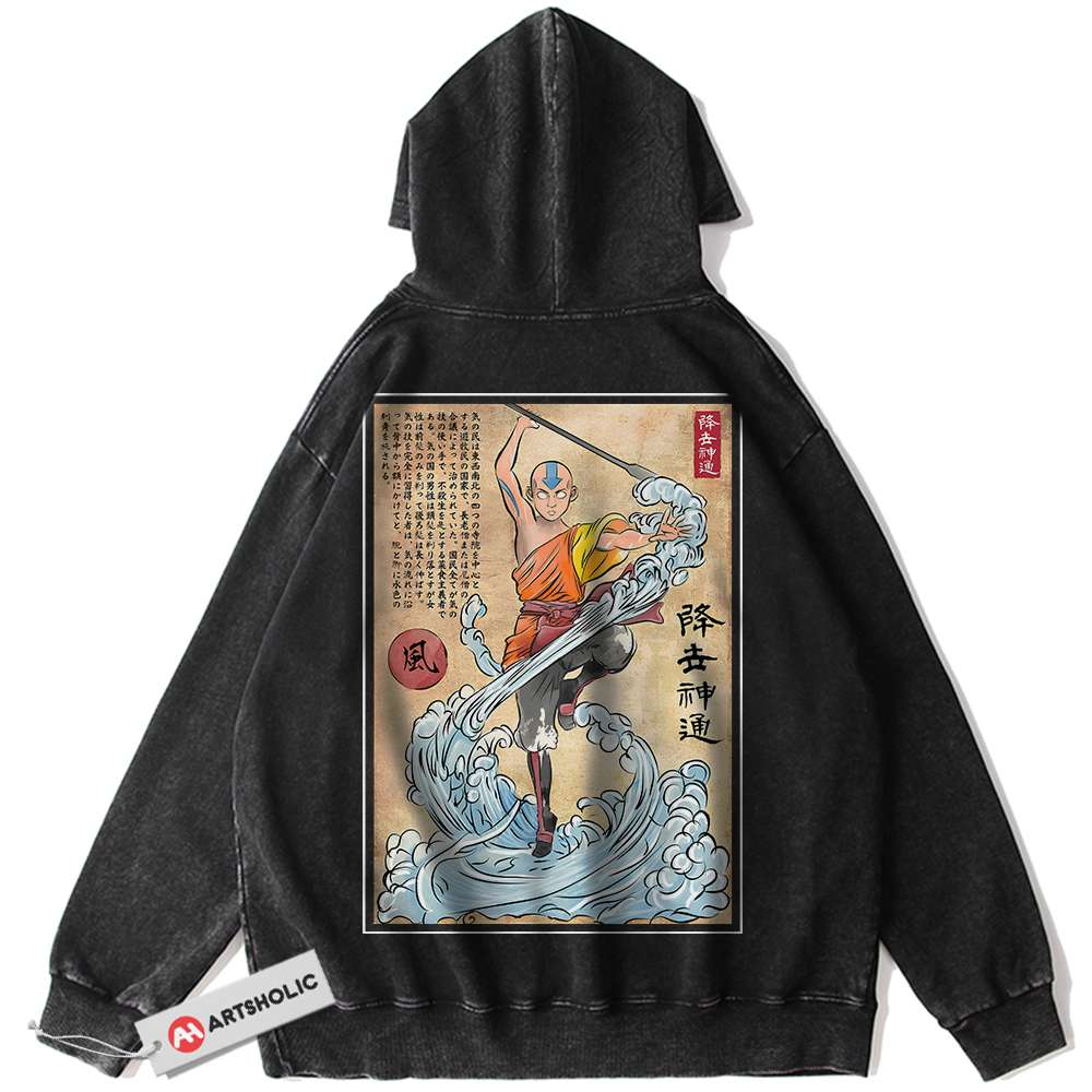 Aang Hoodie, Avatar the Last Airbender Hoodie, Animated Hoodie, Vintage Hoodie