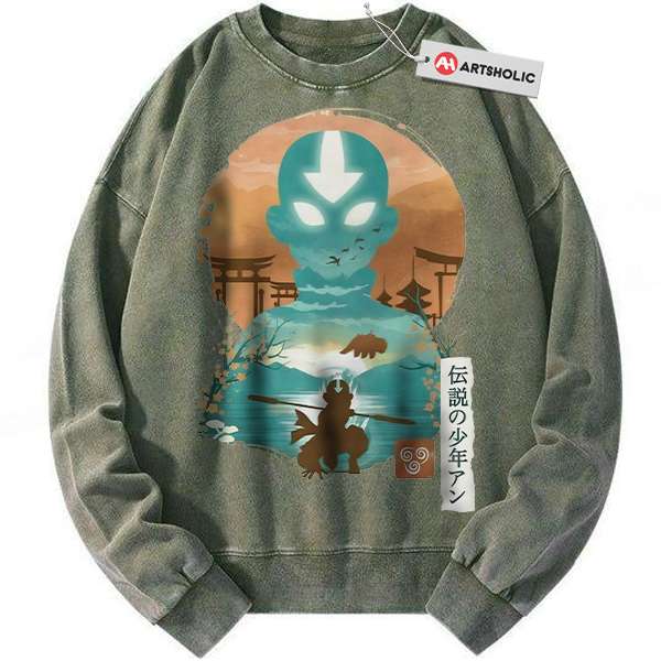 Aang Sweatshirt, Avatar: The Last Airbender Sweatshirt, Animated Sweatshirt, Vintage Sweatshirt