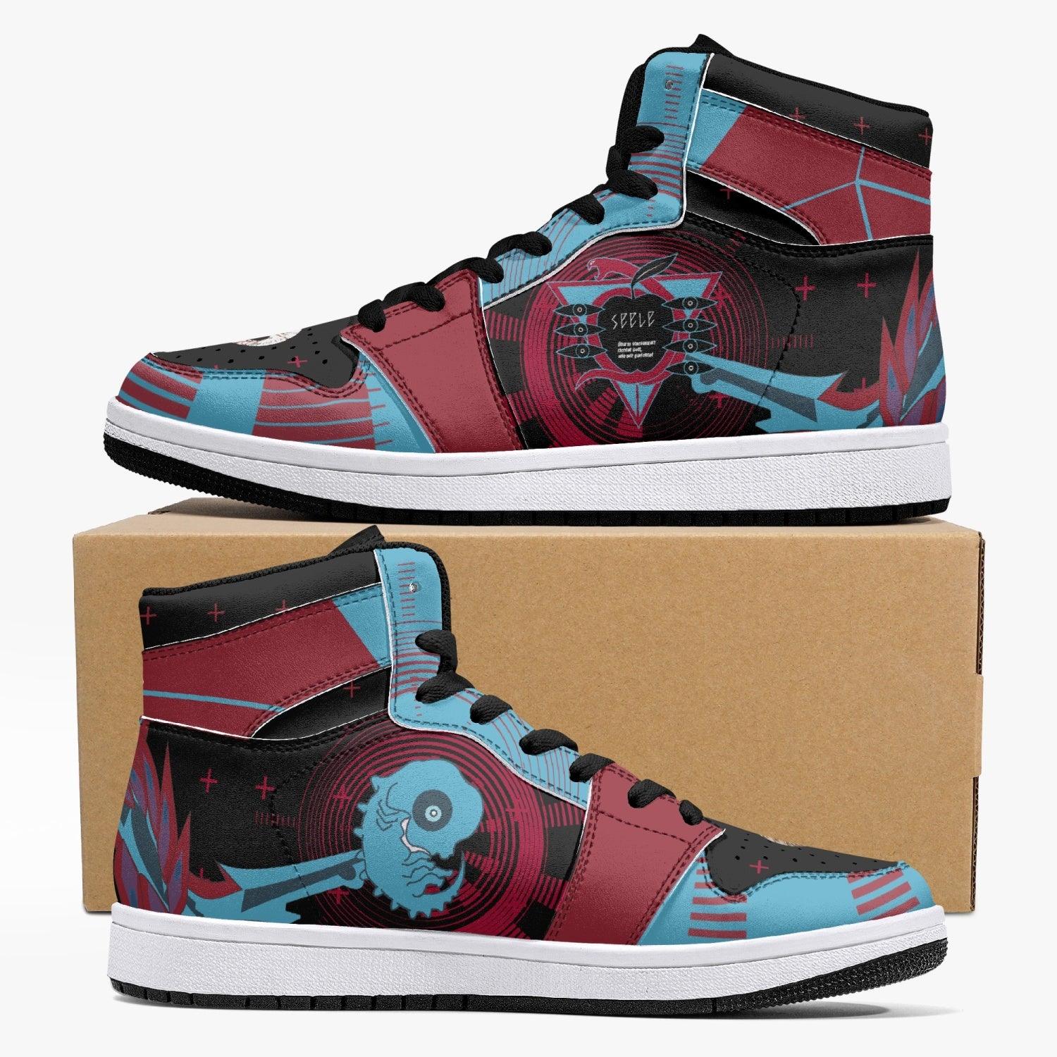 Adam Lilith Angel Neon Genesis Evangelion Custom Sneaker Mid 1 Basketball Shoes - Otaku Hall