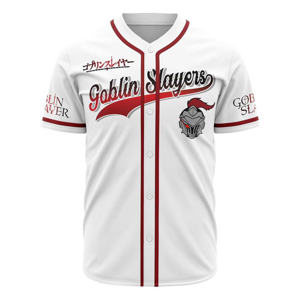 Alternative view of Adventurer Goblin Slayer Custom Baseball Jersey - Otaku Hall