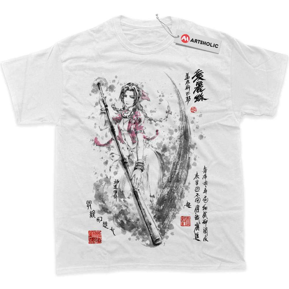 Aerith Gainsborough Shirt, Final Fantasy Shirt, Game Shirt, Graphic Tee