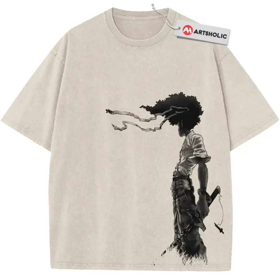 Alternative view of Afro Samurai Shirt, Anime Shirt, Vintage Tee