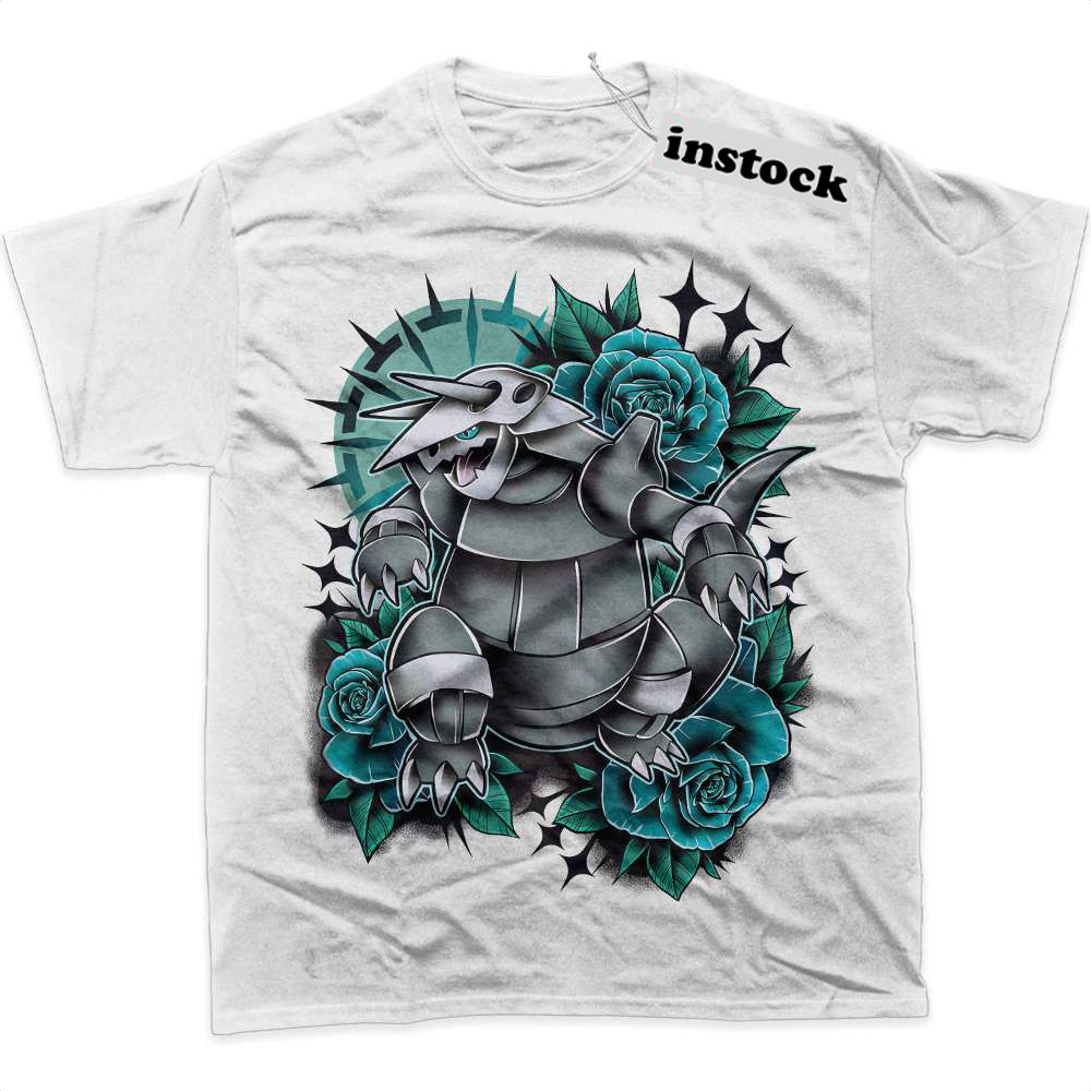 Aggron Shirt, Pokemon Shirt, Anime Shirt, Graphic T-Shirt