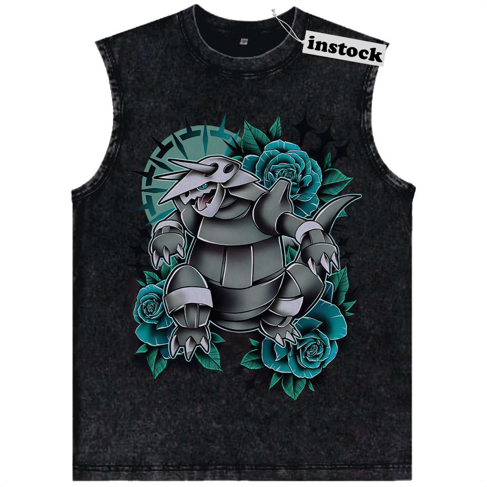Aggron Tank Top, Pokemon Tank Top, Anime Tank Top, Vintage Tank Top