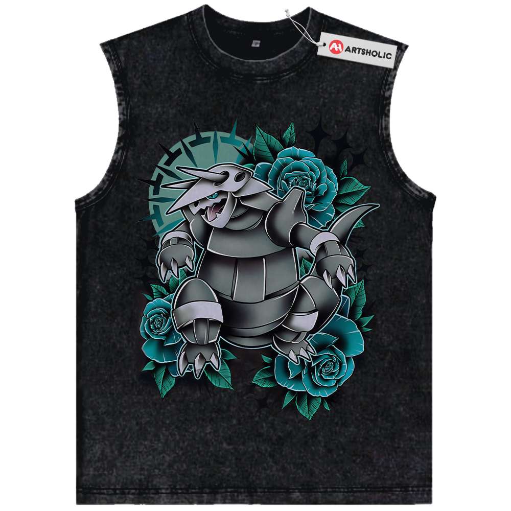 Aggron Tank Top, Pokemon Tank Top, Anime Tank Top, Vintage Tank Top