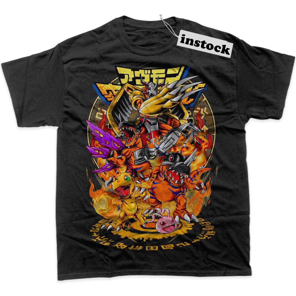Agumon Shirt, Greymon Shirt, Digimon Shirt, Anime Shirt, Graphic Tee