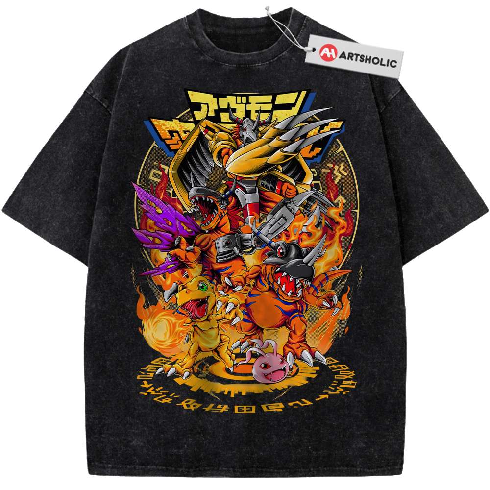 Agumon Shirt, Greymon Shirt, Digimon Shirt, Anime Shirt, Vintage Tee
