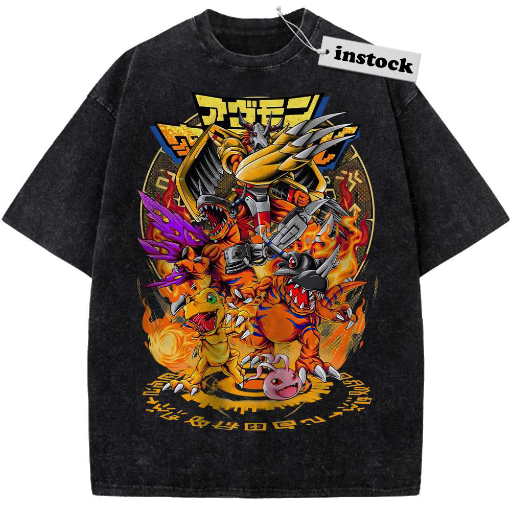 Agumon Shirt, Greymon Shirt, Digimon Shirt, Anime Shirt, Vintage Tee