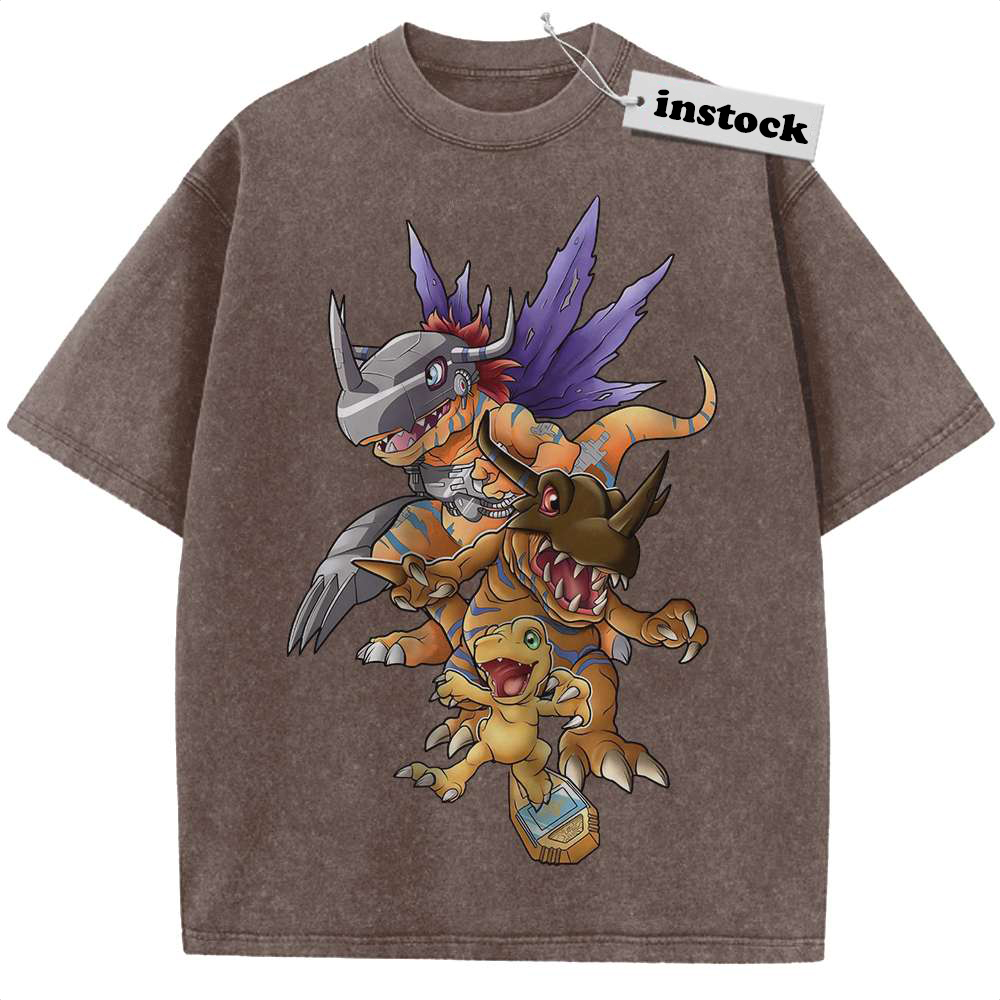 Agumon Shirt, Greymon Shirt, MetalGreymon Shirt, Digimon Adventure Shirt, Anime Shirt, Vintage Tee
