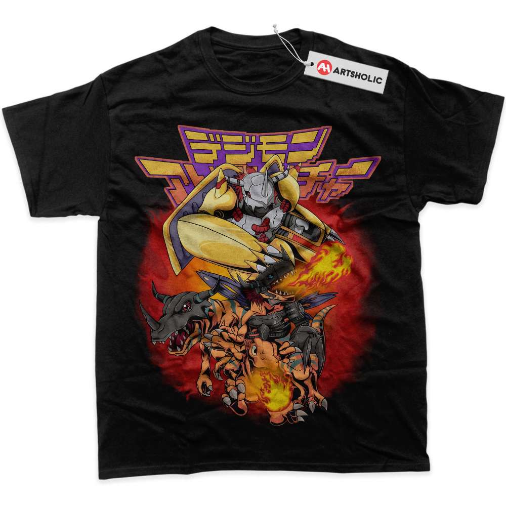 Alternative view of Agumon Shirt, WarGreymon Shirt, Digimon Adventure Shirt, Anime Shirt, Graphic T-Shirt