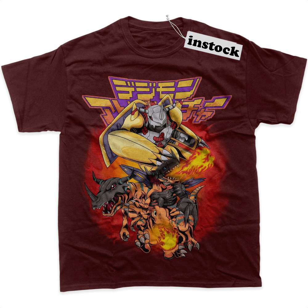 Agumon Shirt, WarGreymon Shirt, Digimon Adventure Shirt, Anime Shirt, Graphic T-Shirt