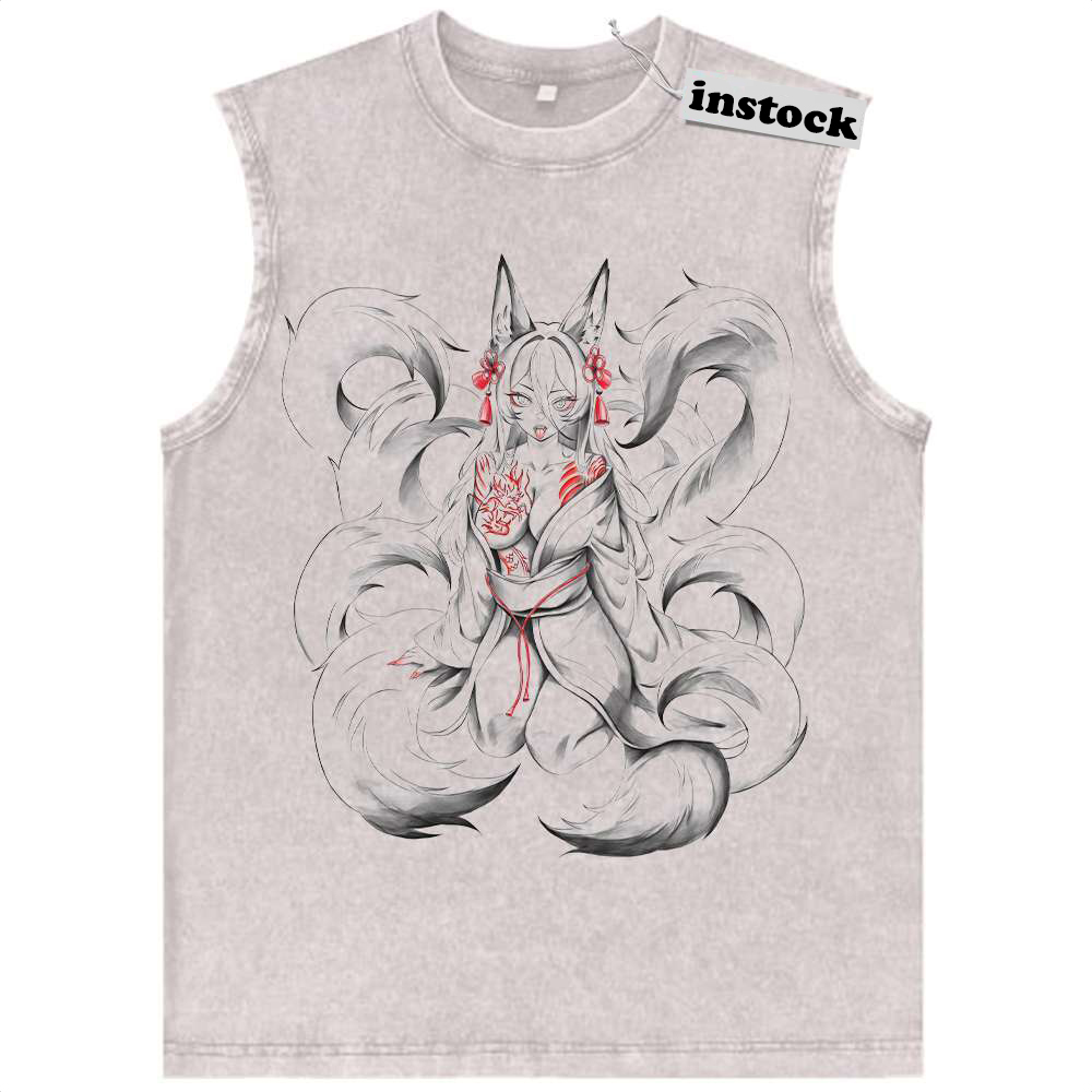 Ahri Tank Top, League of Legends Tank Top, LoL Tank Top, Game Tank Top, Vintage Tank Top