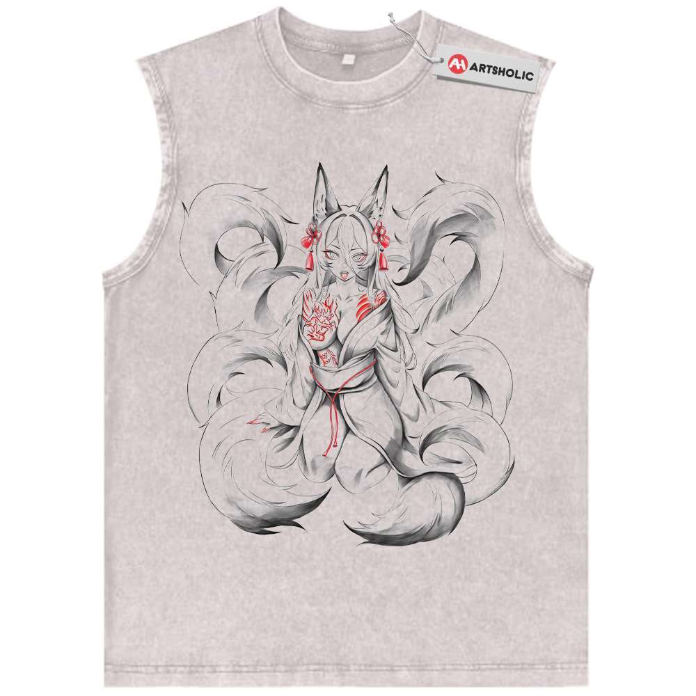 Ahri Tank Top, League of Legends Tank Top, LoL Tank Top, Game Tank Top, Vintage Tank Top