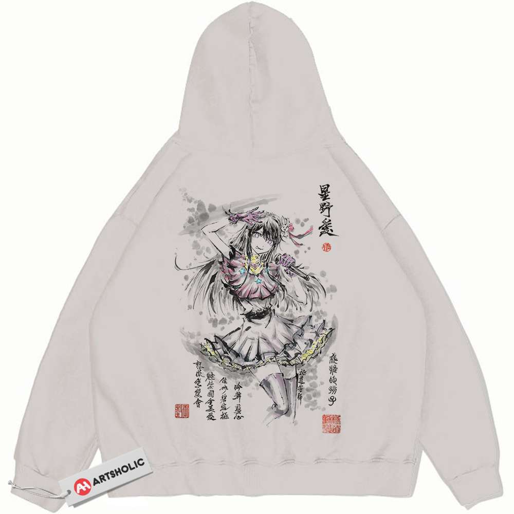 Ai Hoshino Hoodie, Oshi no Ko Hoodie, Anime Hoodie, Vintage Hoodie