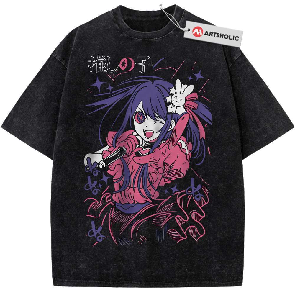 Ai Hoshino Shirt, Oshi no Ko Shirt, Anime Shirt, Vintage T-Shirt
