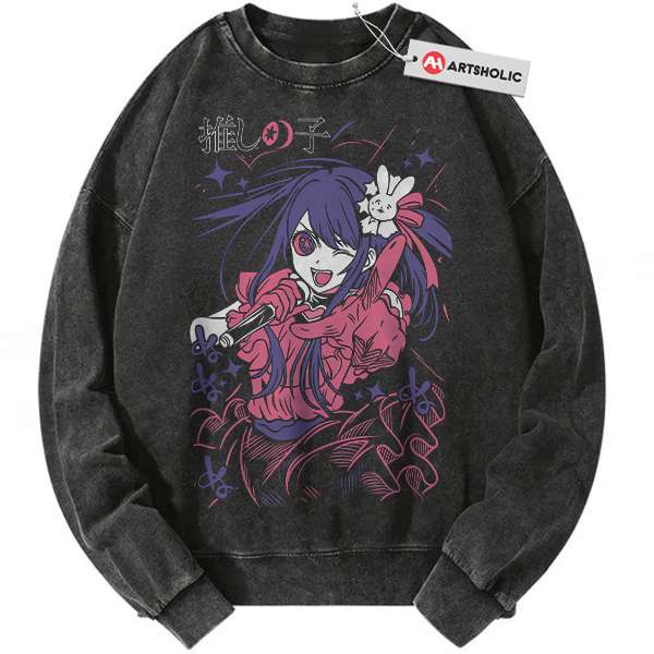 Ai Hoshino Sweatshirt, Oshi no Ko Sweatshirt, Anime Sweatshirt, Vintage Sweatshirt