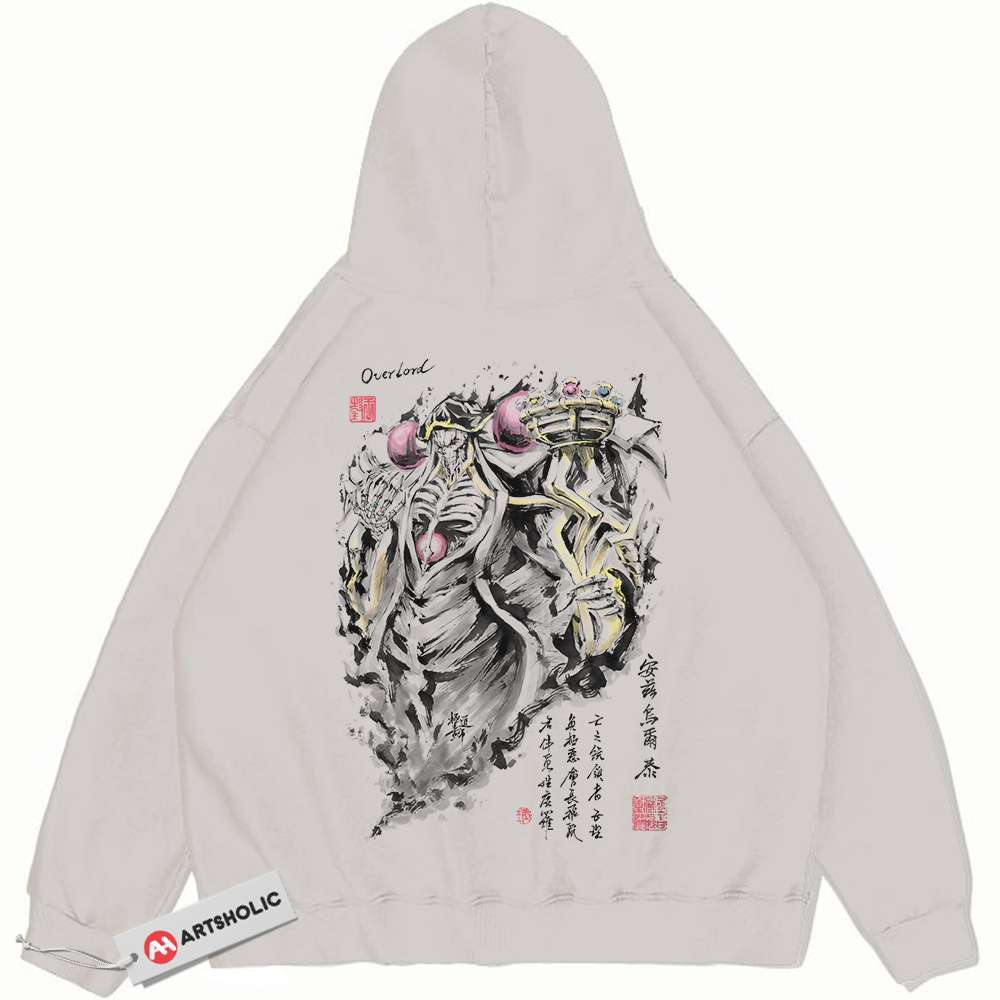 Ainz Ooal Gown Hoodie, Overlord Hoodie, Anime Hoodie, Vintage Hoodie