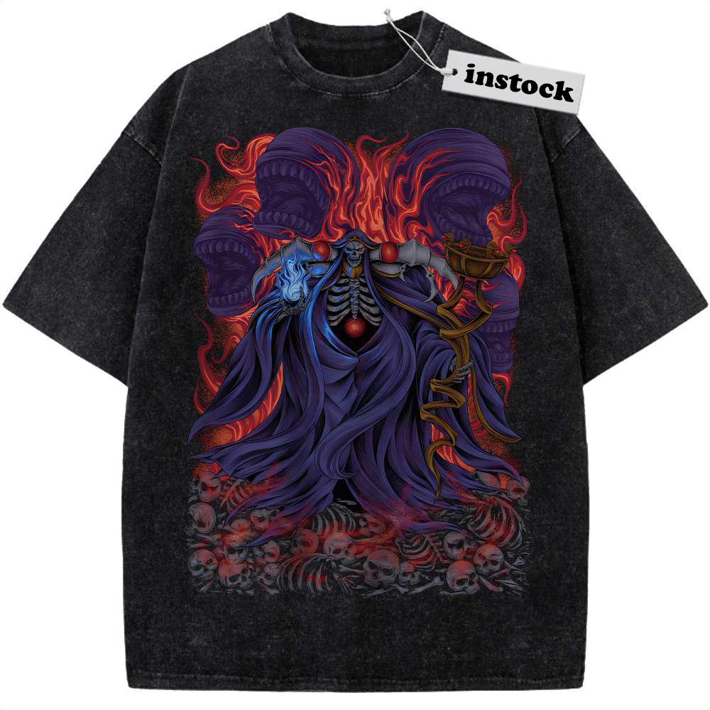 Ainz Ooal Gown Shirt, Overlord Shirt, Anime Shirt, Vintage Tee