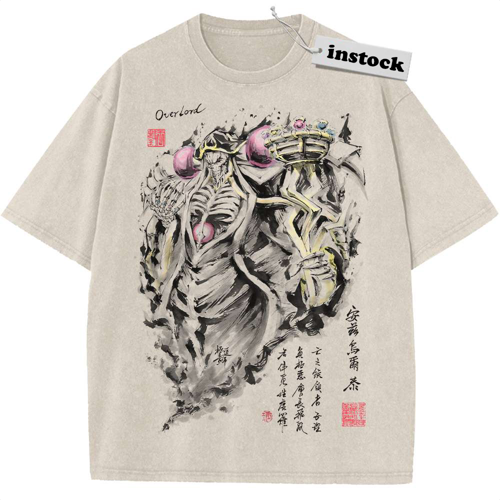 Ainz Ooal Gown Shirt, Overlord Shirt, Anime Shirt, Vintage Tee