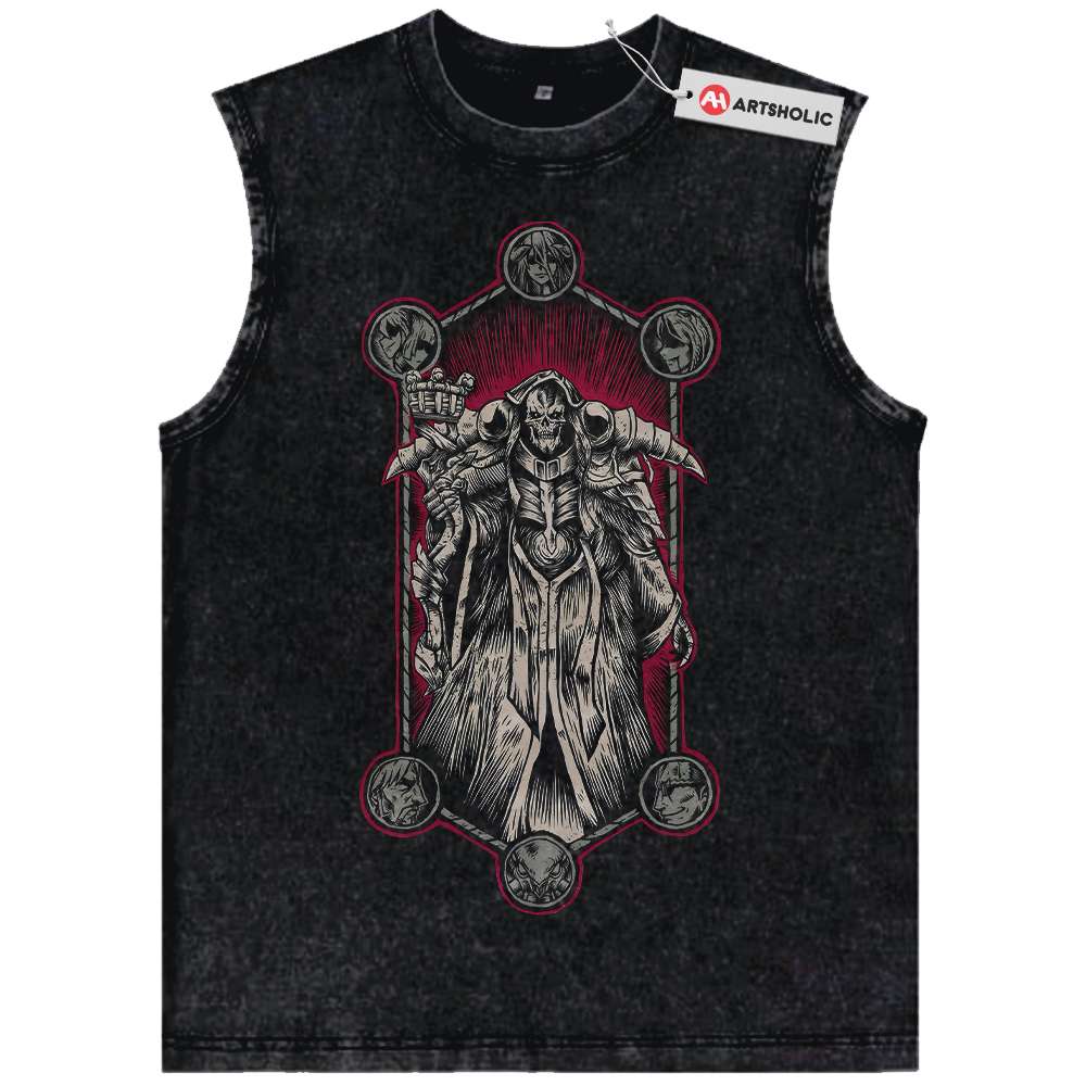 Ainz Ooal Gown Tank Top, Overlord Tank Top, Anime Tank Top, Vintage Tank Top