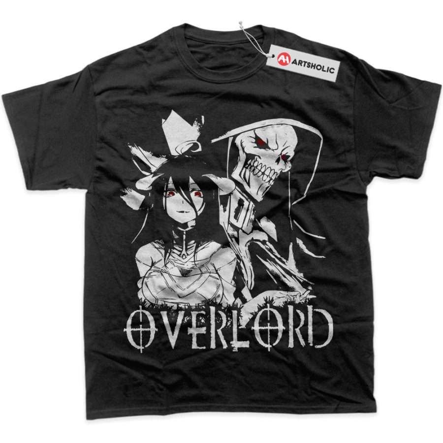 Alternative view of Ainz Ooal Gown vs Albedo Shirt, Overlord Shirt, Anime Shirt, Graphic Tee