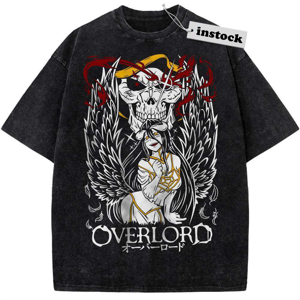 Ainz Ooal Gown vs Albedo Shirt, Overlord Shirt, Anime Shirt, Vintage T-Shirt