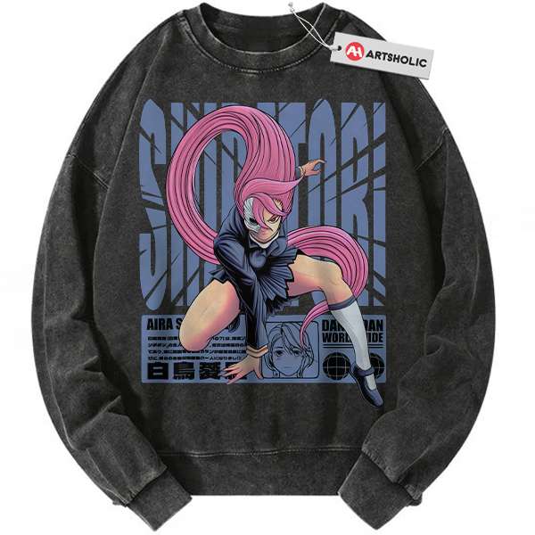 Aira Shiratori Sweatshirt, Dandadan Sweatshirt, Anime Sweatshirt, Vintage Sweatshirt
