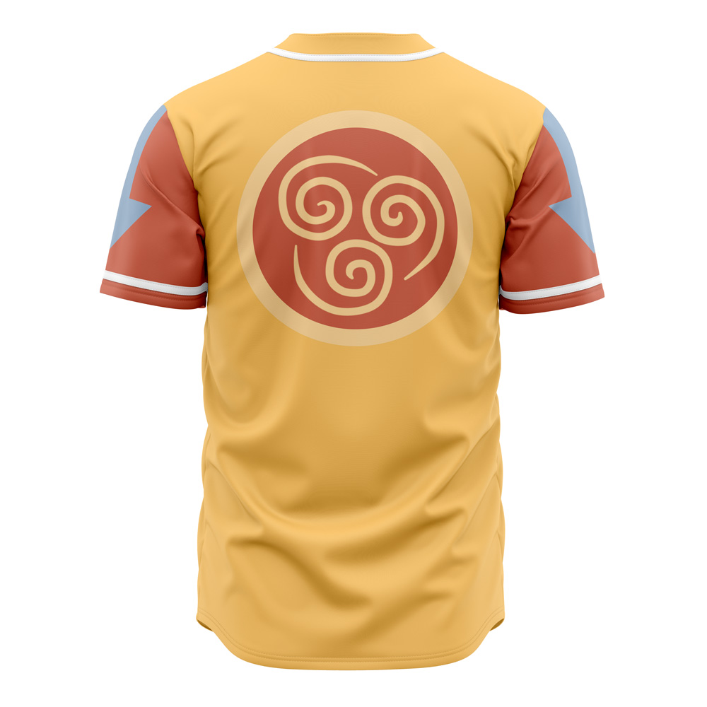 Alternative view of Airbenders Avatar Custom Baseball Jersey