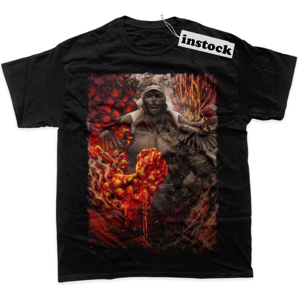 Akainu Shirt, Sakazuki Shirt, One Piece Shirt, Anime Shirt, graphic Tee