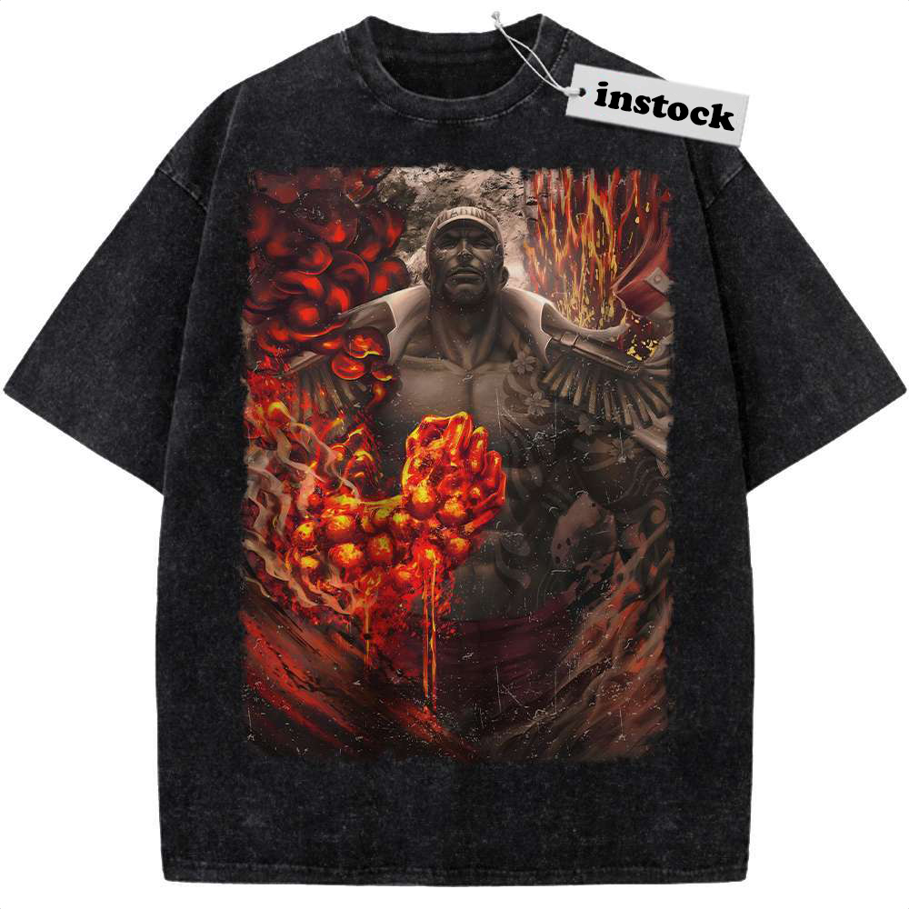 Akainu Shirt, Sakazuki Shirt, One Piece Shirt, Anime Shirt, Vintage Tee